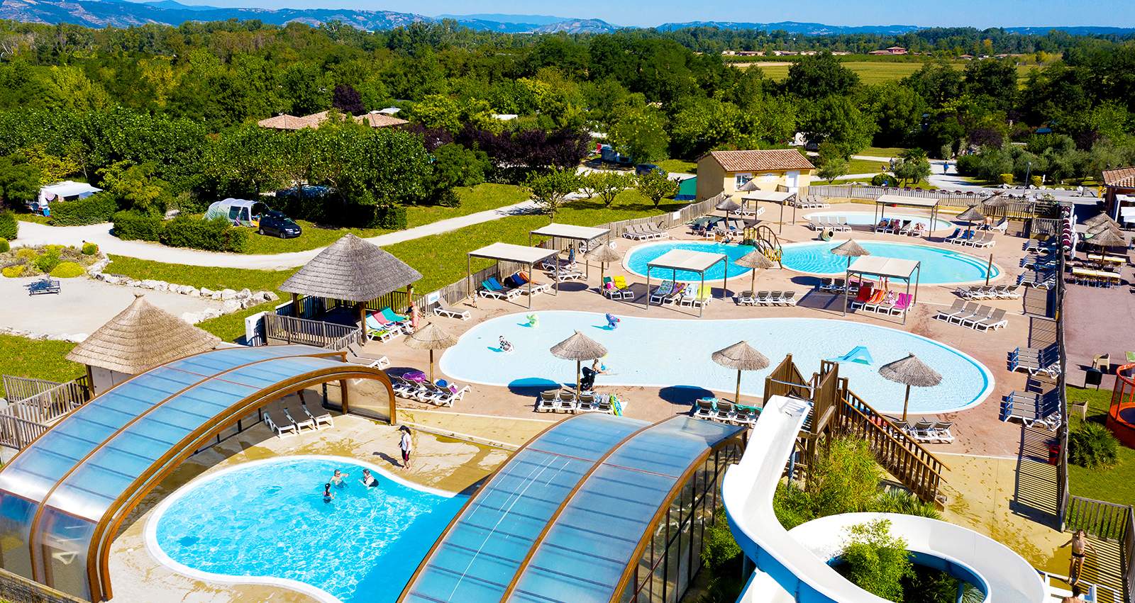 Top 3 des campings avec piscine dans la Drome